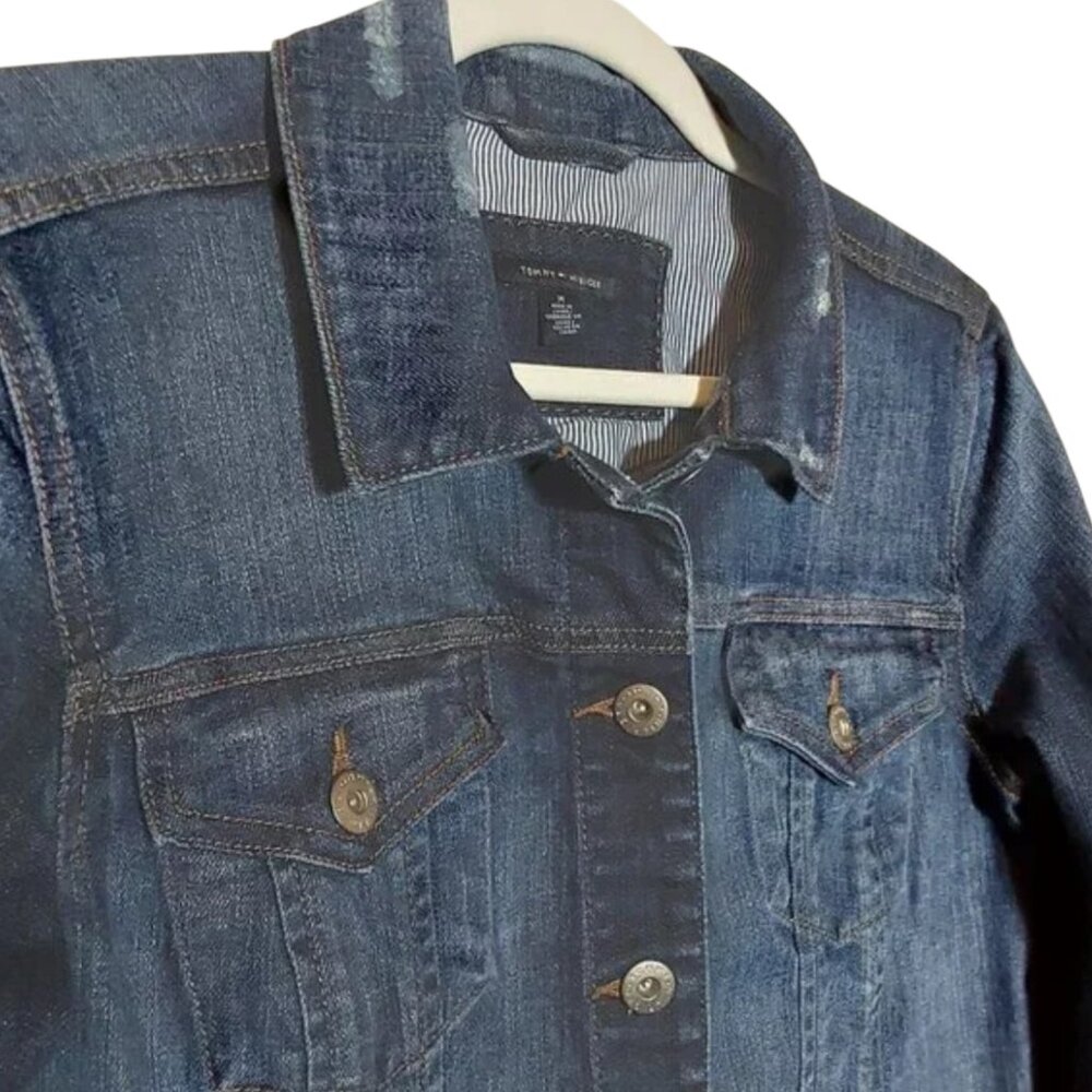 Tommy Hilfiger Ombre Denim Jacket - Excellent Condition - Medium - Picture 3 of 7